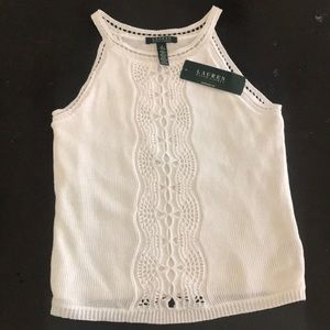 NWT Lauren for Ralph Lauren Knit Tank